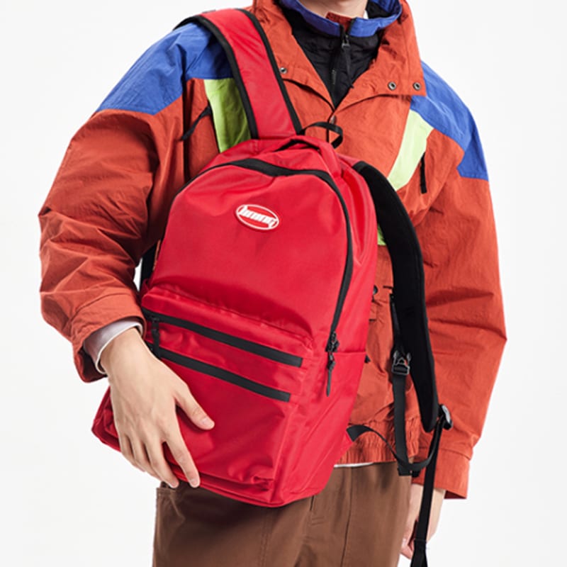 Li Ning Polyester Backpack Regular Unisex Red ABSQ550-2