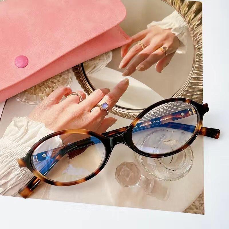 Anti-blue Glasses Oval Frame