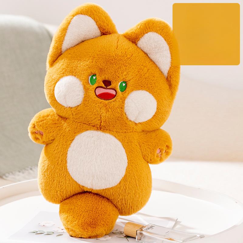 

Mixiang Новый продукт Толстая оранжевая кошка Кукла Плюшевые игрушки Та же кошка Кукла Подушка Детский подарок 25cm