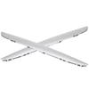 2x For 2006-2008 BMW 3 Series E90 E91 Front Hood Cover Chrome Trim Above Grille