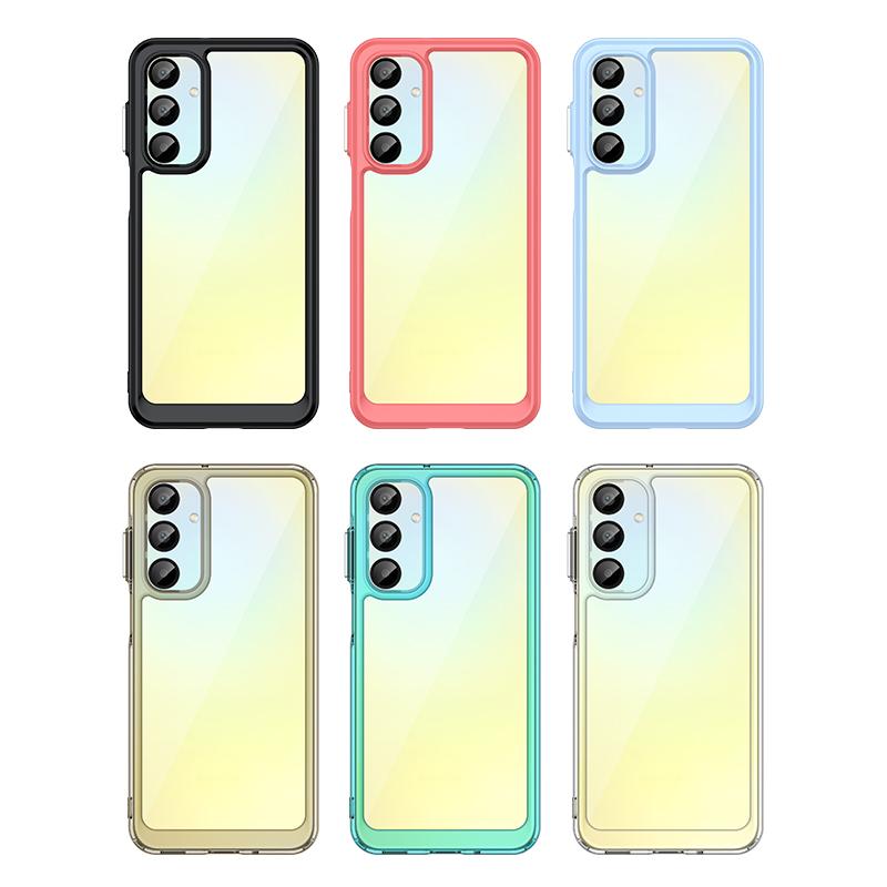 For Samsung A16 Case Cover Samsung Galaxy A16 Capas New Shockproof Phone Bumper Transparent Colour Frame Clear Samsung A16 A 16