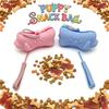 Food Grade Silicone Silicone Dog Treat Pouch Zipper Closure Dog Snack Pockets  Outdoor Activity