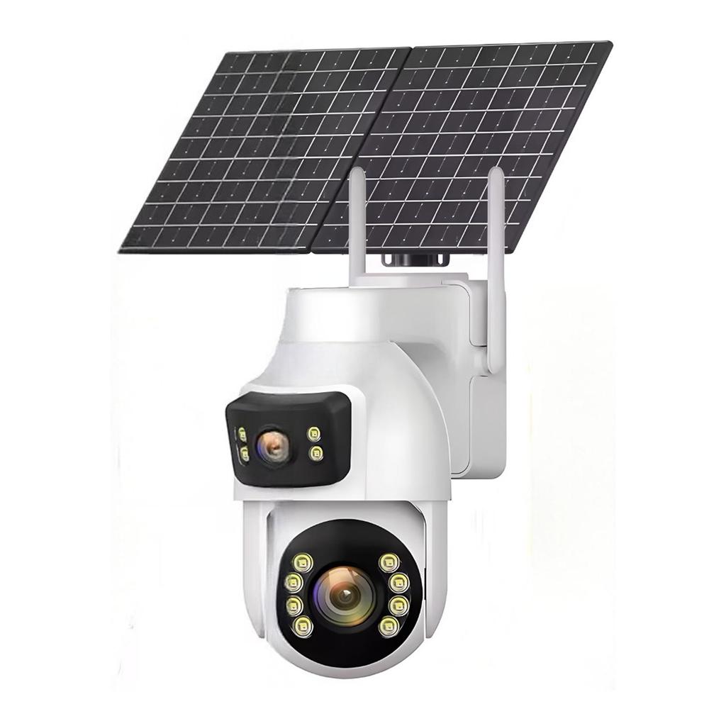 High-Performance Solar-Powered PTZ Zoom Night Vision Camera for Road Monitoring
