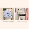 Cartoon Animal Car Tissue Box Panda Plush Doll Auto Interior Backseat Tissue Holder  Car Seat