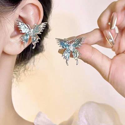 Korean Style Butterfly Ear Cuff: Trendy Non-Pierced Earring for Women
