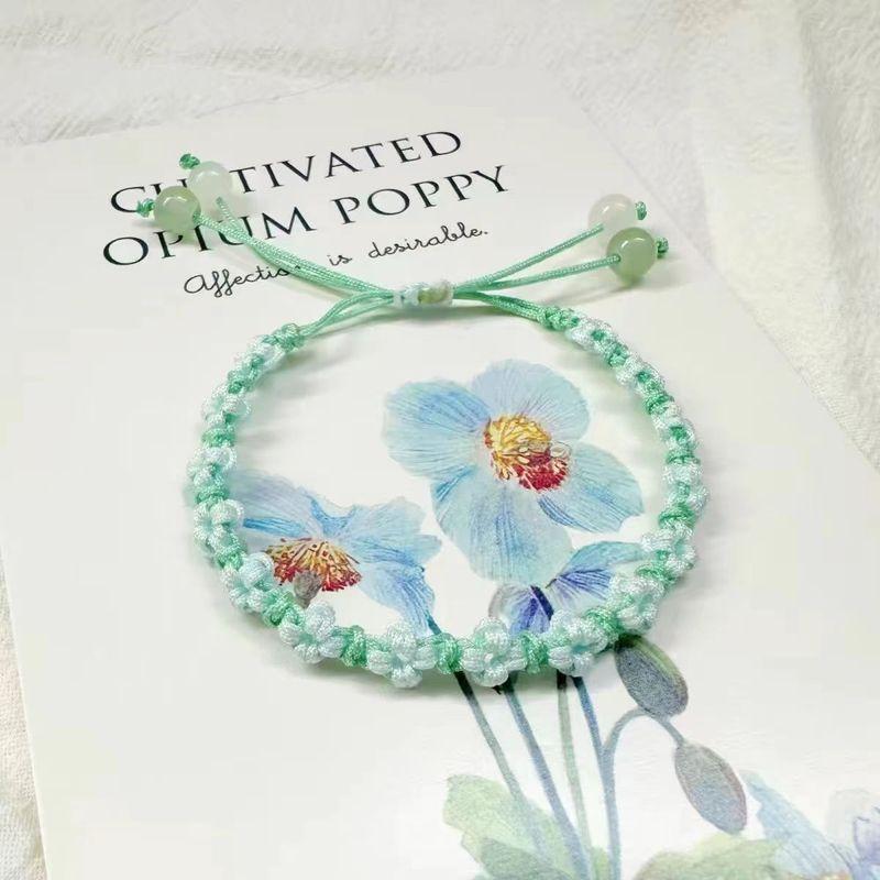 

Браслет «Узел цветка персика» на удачу, украшение-браслет на запястье, подарок на день рождения для девушки, студентов, ручная работа, свежий