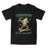 Merch Vintage Pure Cotton Trendy Song T Shirts Unisex Unisex Strawberry Jams But My Dont Graphic Printed Tee Harajuku