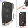 Guscio Chiave Auto Pieghevole Modificato Jingyuqin Ce0536/0523 Hu83 Va2 Per Peugeot 107 207 307 407 306 308 408 508 Citroen C2 C3 C4