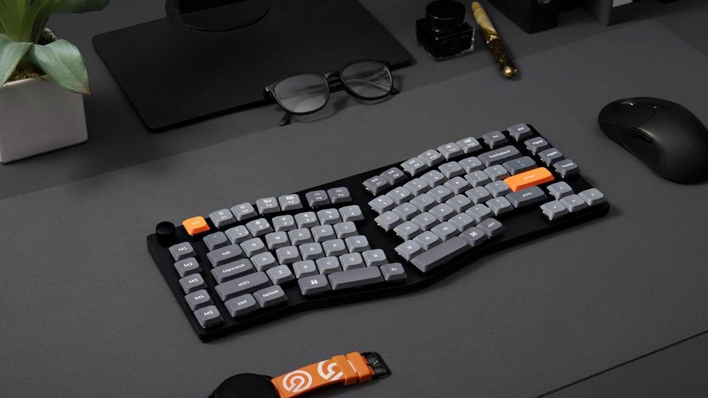 Keychron K15 Max Alice Layout QMK Wireless Custom Mechanical US RGB Gateron Mechanical Compatible with Mac and Windows 75% Keyboard,