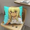 1pc Kana Higa Anime Characters Pillow Case Fashion Square Pillowcase Bedroom Sofa Room Ins Decoration Leisure