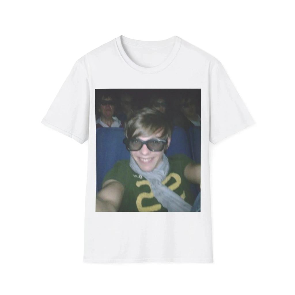 Louis Tomlinson Movie Theatre Selfie Meme TShirt Cotton Fashion T Shirt Summer Casual Tops Unsiex Funny Trip T-shirts Streetwear