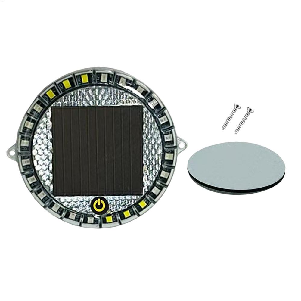 

Intelligent Sensor Warning Light Solar LED Vehicles Flashing Lamp Flashing Alarm Safety Lamp Colorful Waterproof LED Road Flares