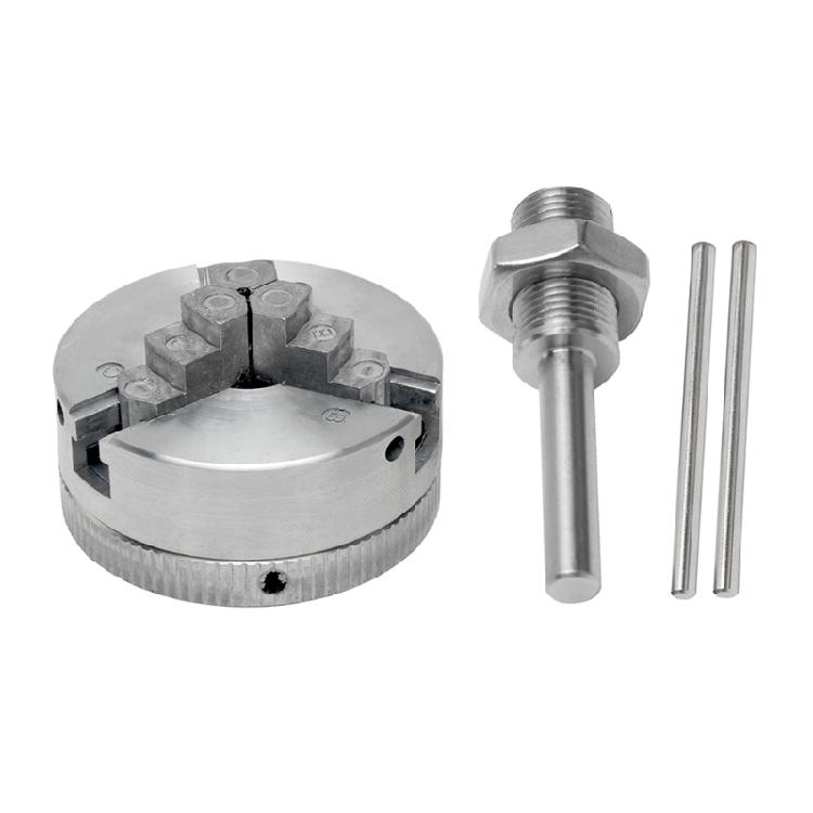 High Precison 3-Jaw Lathe Chuck Self Centering Zinc Alloy Wood Turning Chuck