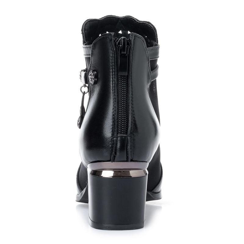 Fashion FHC New Cowhide Genuine Leather Sandals Boots,Women Mesh Shoes,Summer Heels,Pointed toe,Back Zip,Hollow Out,Dropship,Black,Beige