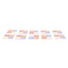 1:12 Dollhouse Flooring Wooden Colorful Decorative Miniature Doll House Floor Tiles 30 Pieces
