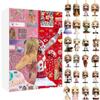 Weihnachts-Countdown 24 Tage Acryl-Adventskalender mit versteckten Blind Boxes für Weihnachtsgeschenke