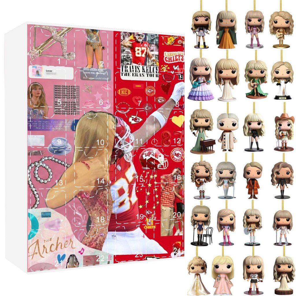 

Christmas Countdown 24 Days Acrylic Advent Calendar With Hidden Blind Boxes For Holiday Gift Giving Style F
