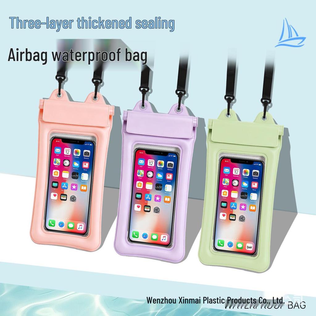 New Waterproof Phone Bag: Touchscreen & Airbag Design for Beach, Sports, Swimming