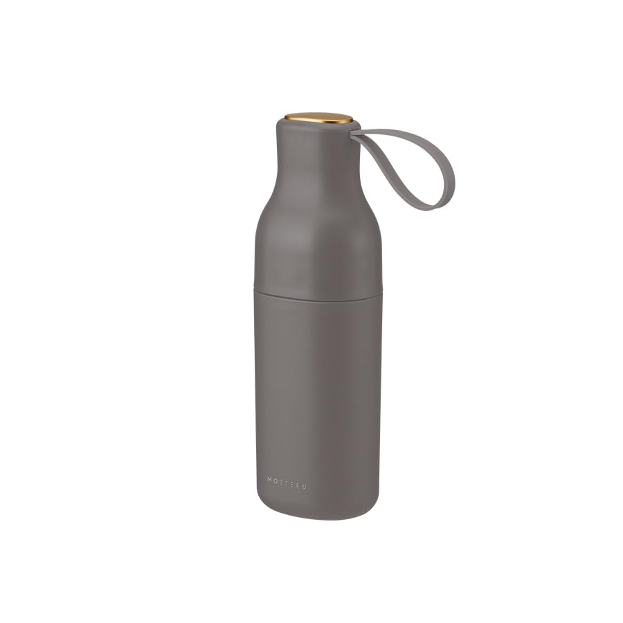 MOTTERU Compact Bottle Shade Umbrella UV Complete Sun Folding Heat Folding UV Sunburn Case For Sunny and Rainy Days UPF50+ Protection, Shade, 100%