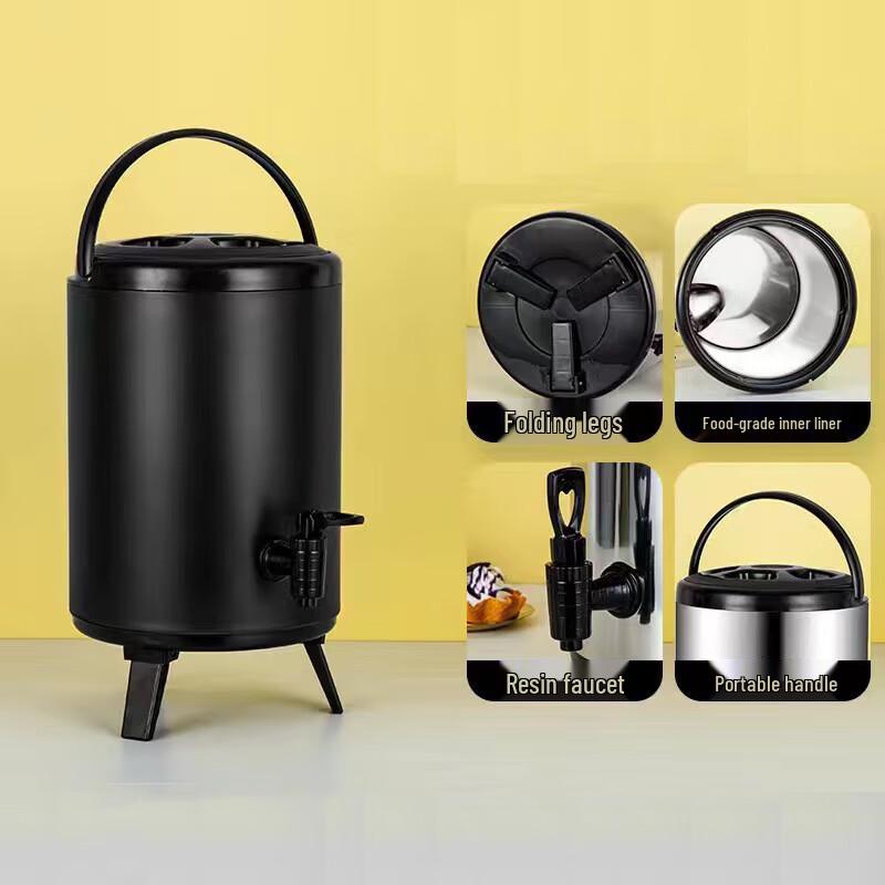 Commercial Double-Layer Insulated Beverage Dispenser