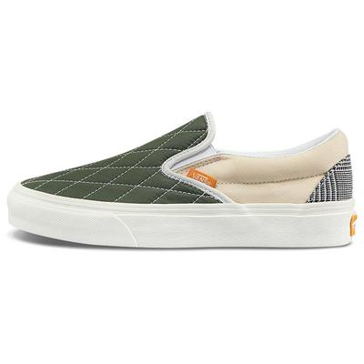 Unisex Slip On Sneakers Multi Color 'Green Light Gray' VN000XG88MZ