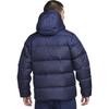 Nike Solid Color Fitted Hooded Long Sleeve Down Jacket Men Outerwear Blue FB8178-410