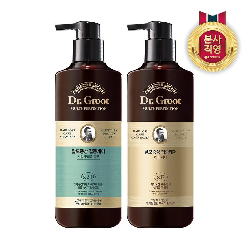 Dr.Groot Multi-Perfection Itchy Scalp Shampoo 400ml + Conditioner 400ml