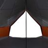 Tipi Family Tent for 6 Persons Gray and Orange Waterproof