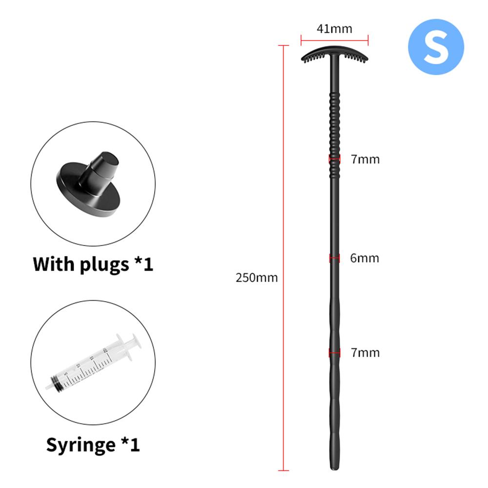 Soft Silicone Urethral Dilator 6/8/10mm Horse Eye Stick Penis Rod Male Masturbation Blockage Stimulator Adults Sex Toys for Men