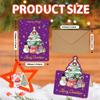 3D Christmas Greeting Cards Multicolor Handwritten Cards Holiday Decor Cards  Holiday Decor
