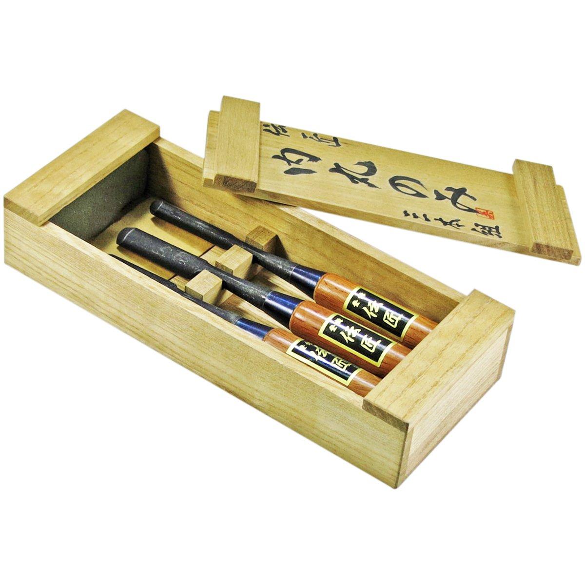 

Densho Uchimaru set of paulownia tool only, 3, box, 9-15-24