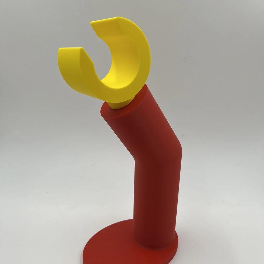 

2024 Блок Мультяшный Держатель Гарнитуры Компьютерная Гарнитура Подвесные Аксессуары Настольный Крючок Для Хранения Креативный Милый Органайзер Для 3D Печати красный