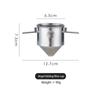 Coffee Filter Cup Pour-over Coffee Maker 304 Stainless Steel Filter Free Paper Leak Portable Bucket Appliance Foldable 350ml