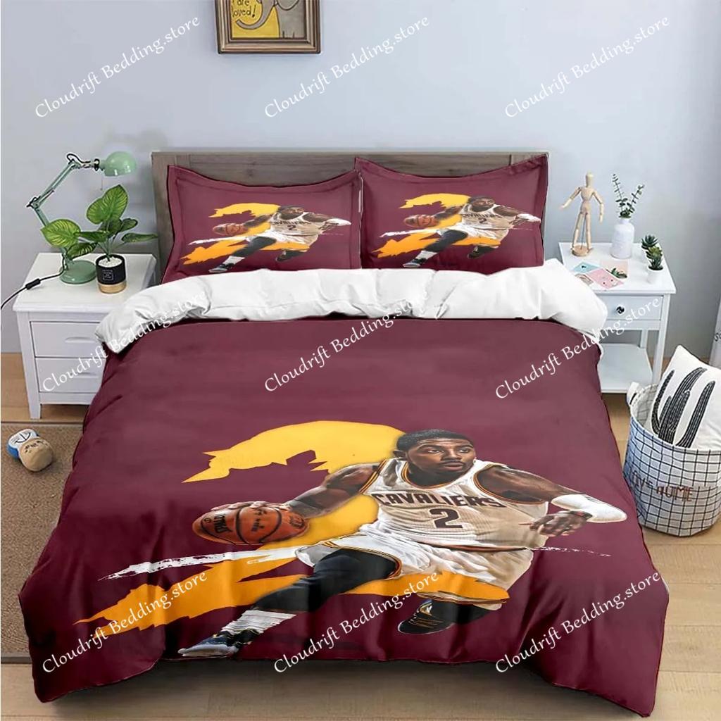 Fashion Basketball Star K-Kyrie Irving Print Bedding Sets Bed Supplies Set Duvet Cover Bed Comforter Set Bedding Set Luxury Gift