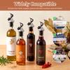 5/4Pcs Oil Bottle Stopper Stainless Steel Olive Oil Pourer Dispenser Spout Glass Bottle Pourer Cap Spout Stopper Mouth Dispenser
