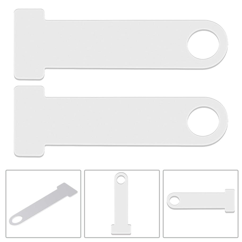 Aoling Motorcycle Hell Lock Assist Silver D-Ring Compatible Motorcycle Helmet Lock Fittings Auxiliary Stay Convenient and Easy to Use Set of 2