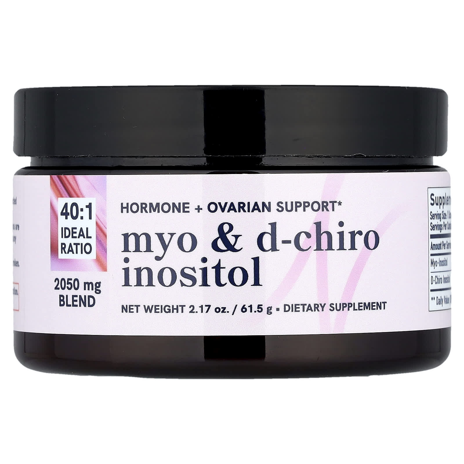 

Myo-Inositol, D-Chiro-Inositol, 61.5g (2.17oz)