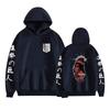Japanes Anime Attack on Titan Printed Hoodie Men Fashion Long Sleeve Fleece Hip Hop Sweatshirts Casual Tops Loose