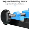 Blue Angle Grinder Stand For Drill And Grinder Cutting Machine 0-45 Degree Adjustable With Solid Base For Home Workshop