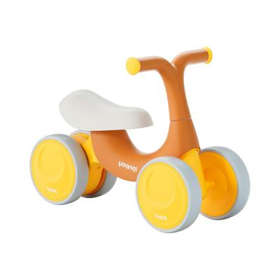 Lukaedy Dreirad Mini Leichtgewicht Pedalloses Fahrrad 4 Räder Kinder Baby Fahrrad Leicht zu Tragen Geburtstagsgeschenk Laufrad Kinderwagen Fahrzeug Einfach zu Montieren