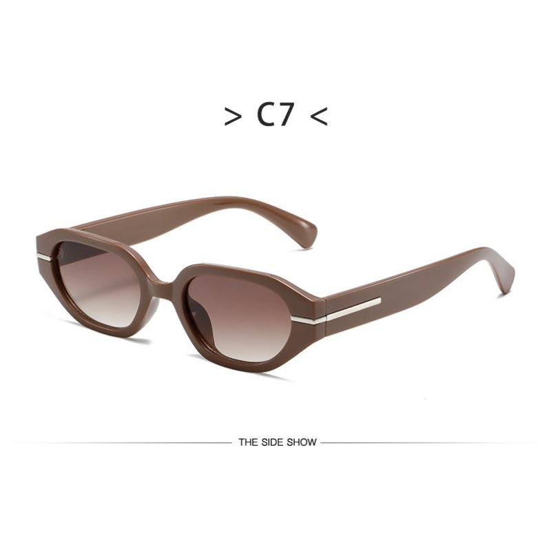 Women's sunglasses, personalized small-frame sunglasses, men's and women's fashion simple sunglasses