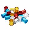 100 Pcs Aluminum Pigeon Foot Ring 0.8*1cm Bird Identification Color Tool For Racing Pigeons