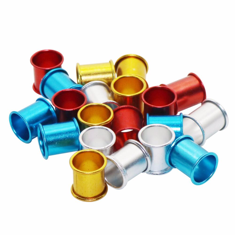 100 Pcs Aluminum Pigeon Foot Ring 0.8*1cm Bird Identification Color Tool For Racing Pigeons