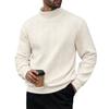 Pull en tricot pour homme Automne Hiver, Pull à col roulé court décontracté pour un usage quotidien en extérieur