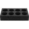Iplusmile Foam Cup Holder Tray, 8 Drink Cup Beverage Takeout Carrier Tray Cup Takeout Trays For, Coffee Milk Tea Beverage Holder for Outdoor Travel,