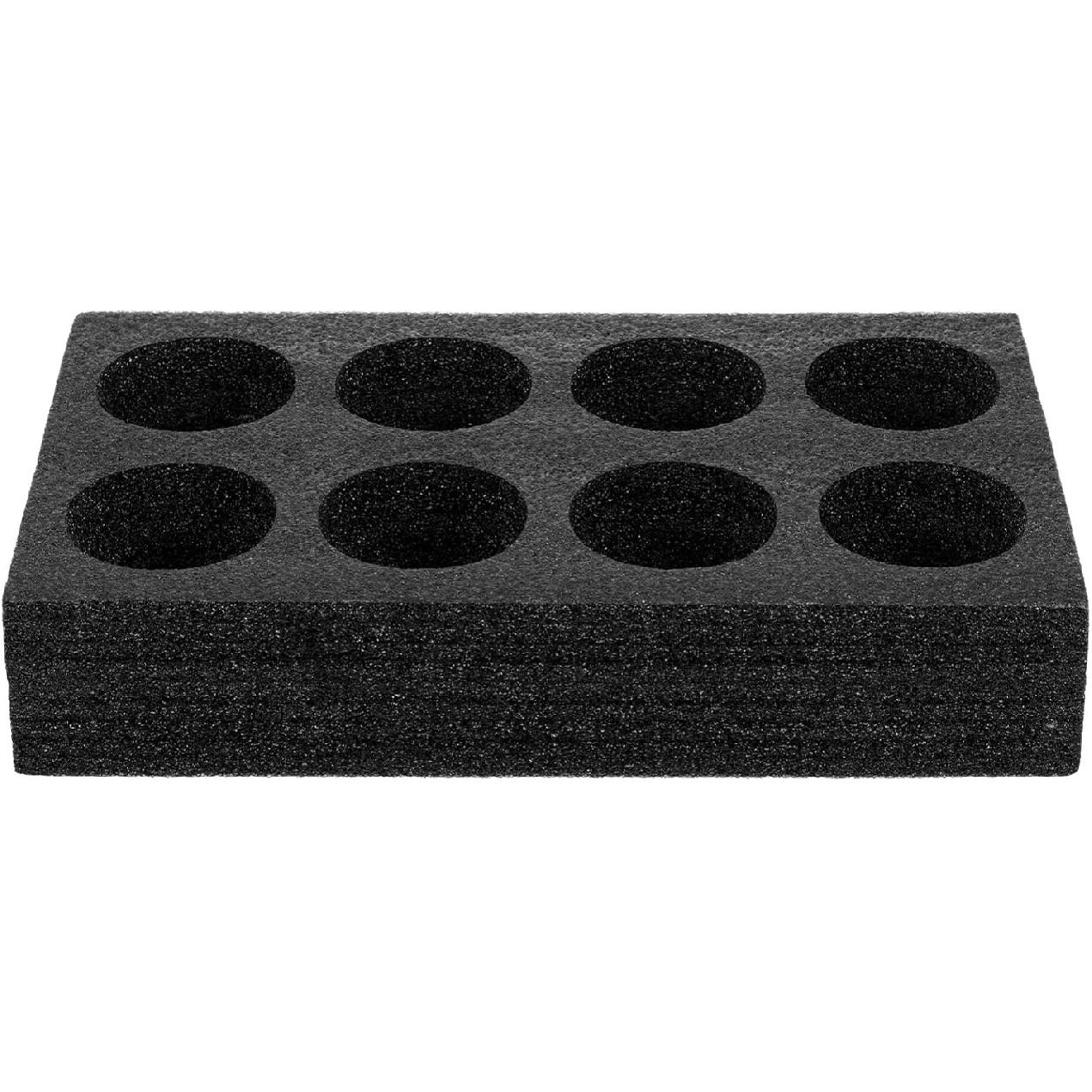 iplusmile Foam Cup Holder Tray, 8 Drink Cup Beverage Takeout Carrier Tray Cup Takeout Trays for, Coffee Milk Tea Beverage Holder for Outdoor Travel,