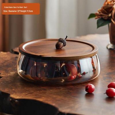 Zhishi Bernstein Glas Obstschale