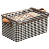 Foldable Fabric Storage Box with Lid and Steel Frame for Clothing Organization In Closets Bedrooms and Living Rooms