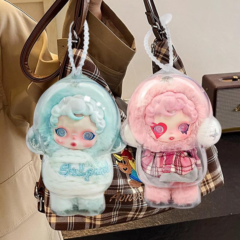 Portable Organizer Box For Skullpanda Protective Case For Skullpanda Winter Symphony and Impressionnisme Series Plush Dolls Gift