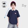 Romun Boys' Short Sleeve Casual Polo Shirt